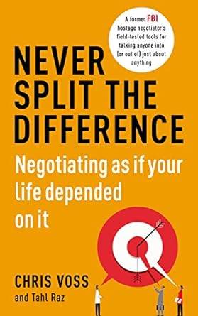 Never Split the Difference book